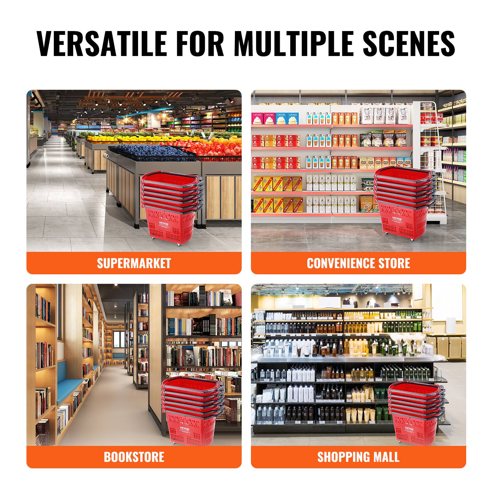 VERSATILE FOR MULTIPLE SCENES

- SUPERMARKET
- CONVENIENCE STORE
- BOOKSTORE
- SHOPPING MALL