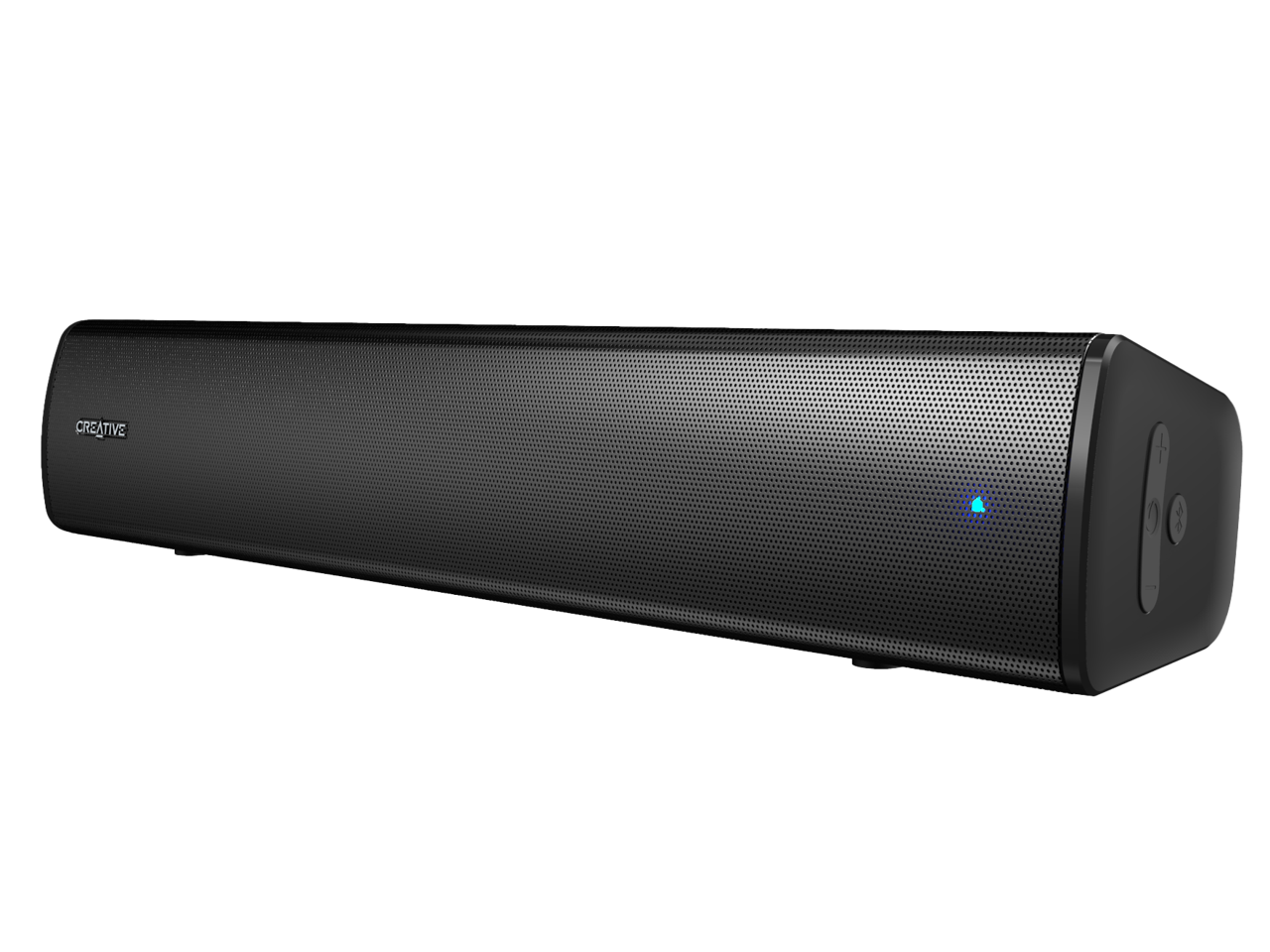 Creative Labs - Creative Stage Air V2 2.0 Portable Bluetooth Sound Bar Speaker - 10 W RMS - Desktop - 80 Hz to 20 kHz - Battery - Black