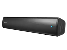 Front. Creative Labs - Creative Stage Air V2 2.0 Portable Bluetooth Sound Bar Speaker - 10 W RMS - Black - Desktop - 80 Hz to 20 kHz - Battery - Black.