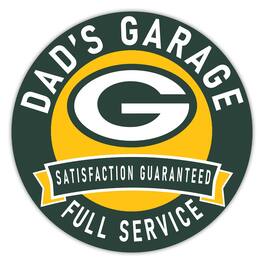 Fan Creations - Green Bay Packers 16" Dad's Garage Wood Sign - Multicolor