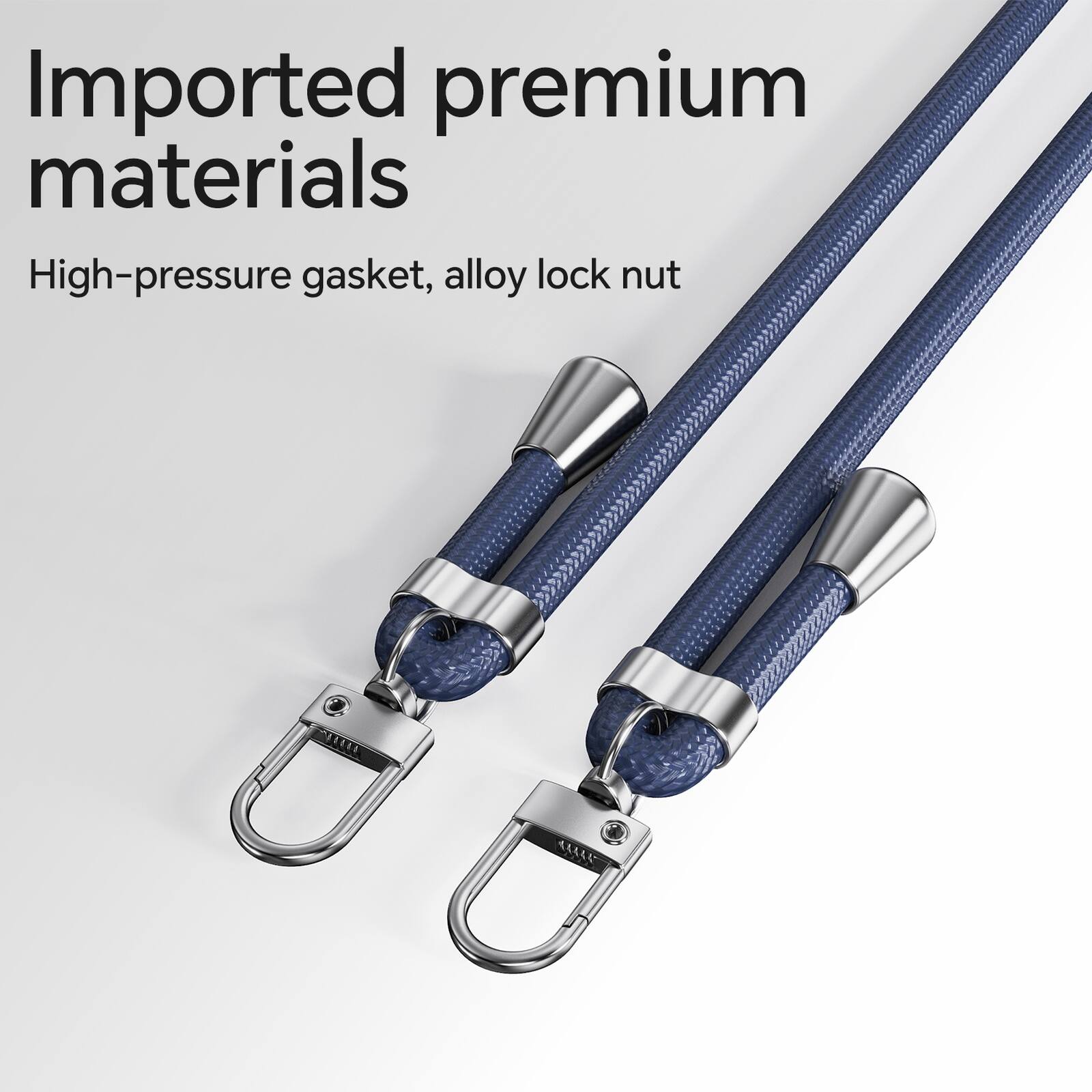 Imported premium materials  
High-pressure gasket, alloy lock nut