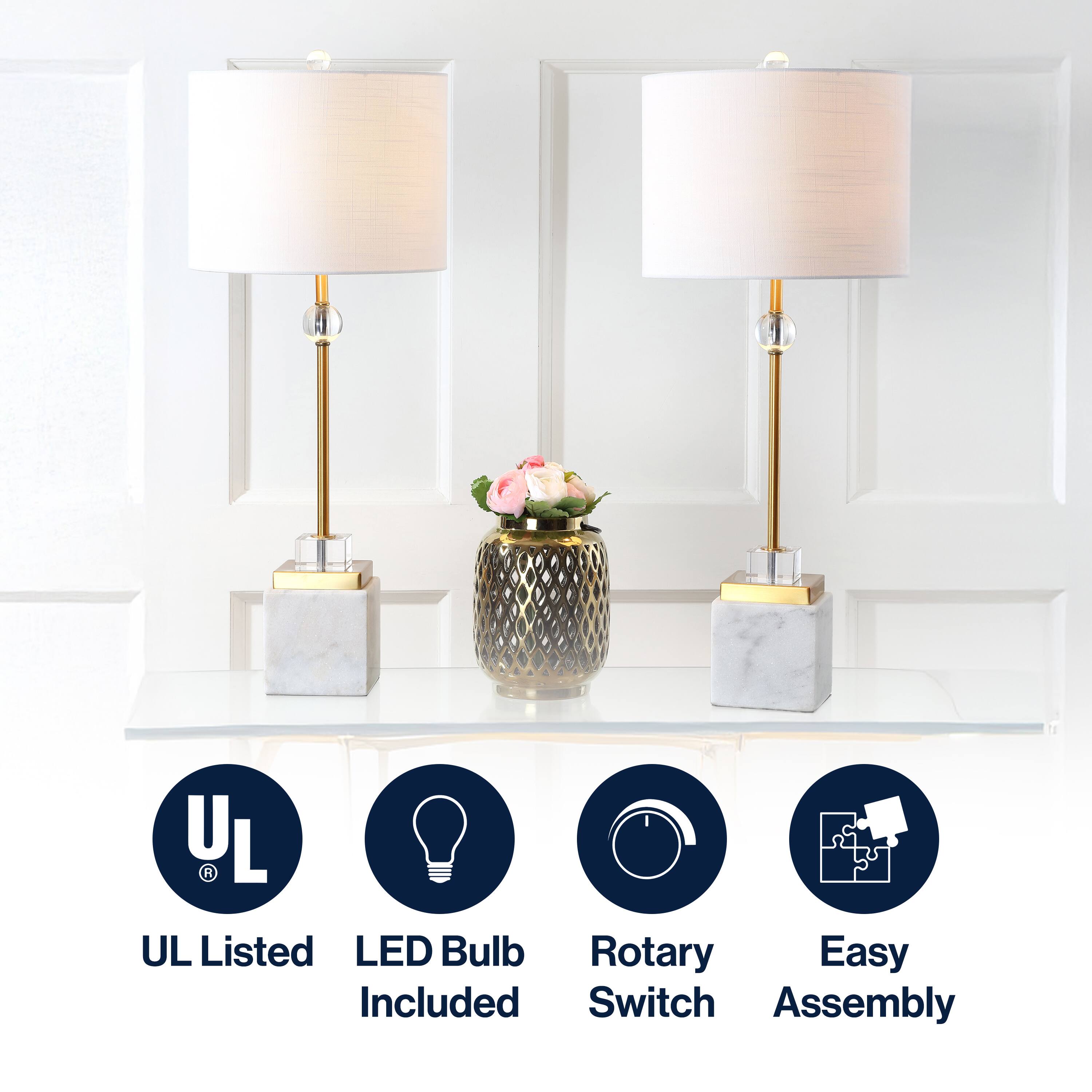 UL Listed LED Bulb Included Rotary Switch Easy Assembly
