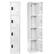 Front. AdirOffice - Storage Locker 629-Series 72" H 4-Tier Steel Digital Lock 4-Shelf Locker - White.