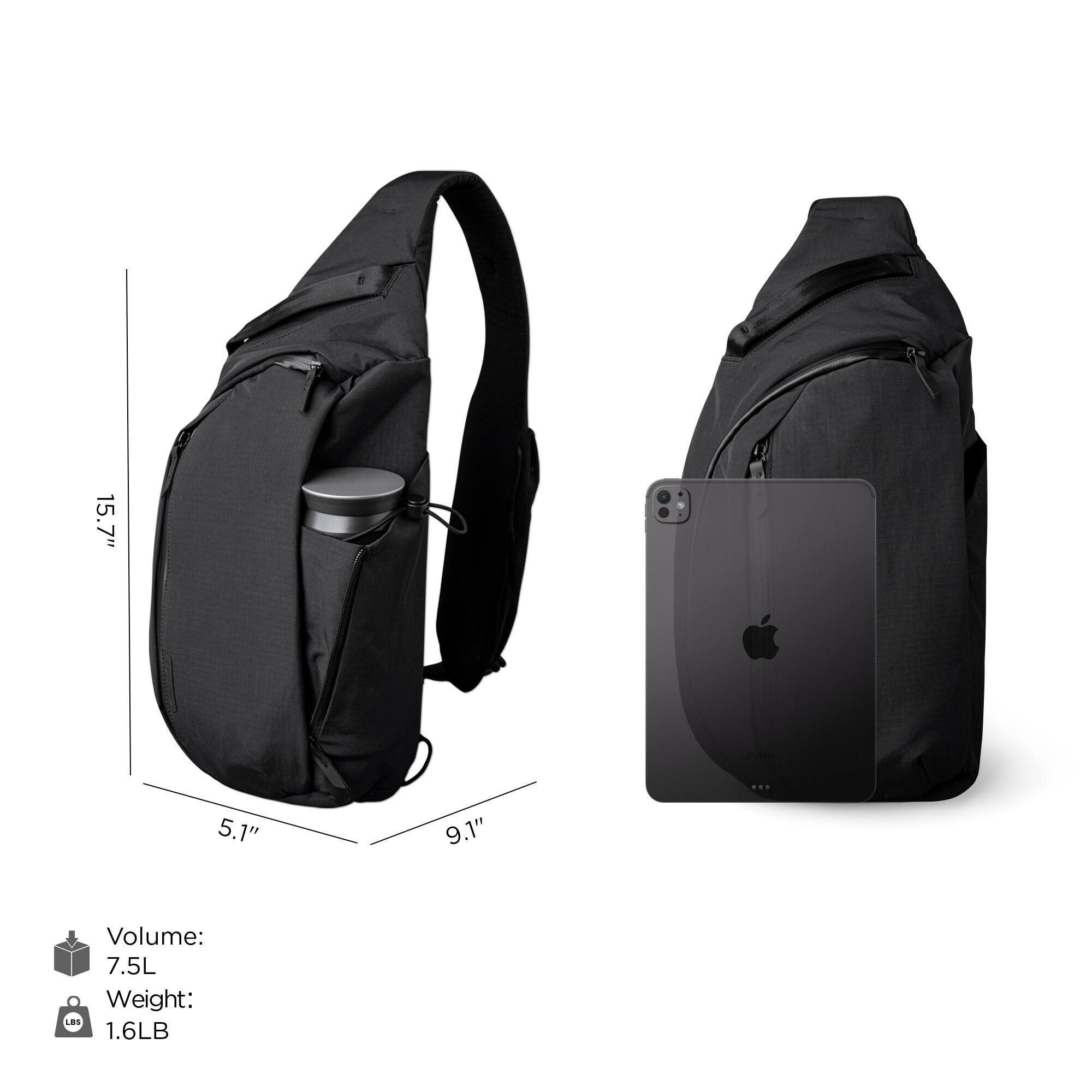 ALPAKA Metro Crossbody Right Shoulder Sling Bag Men,Sling Backpack