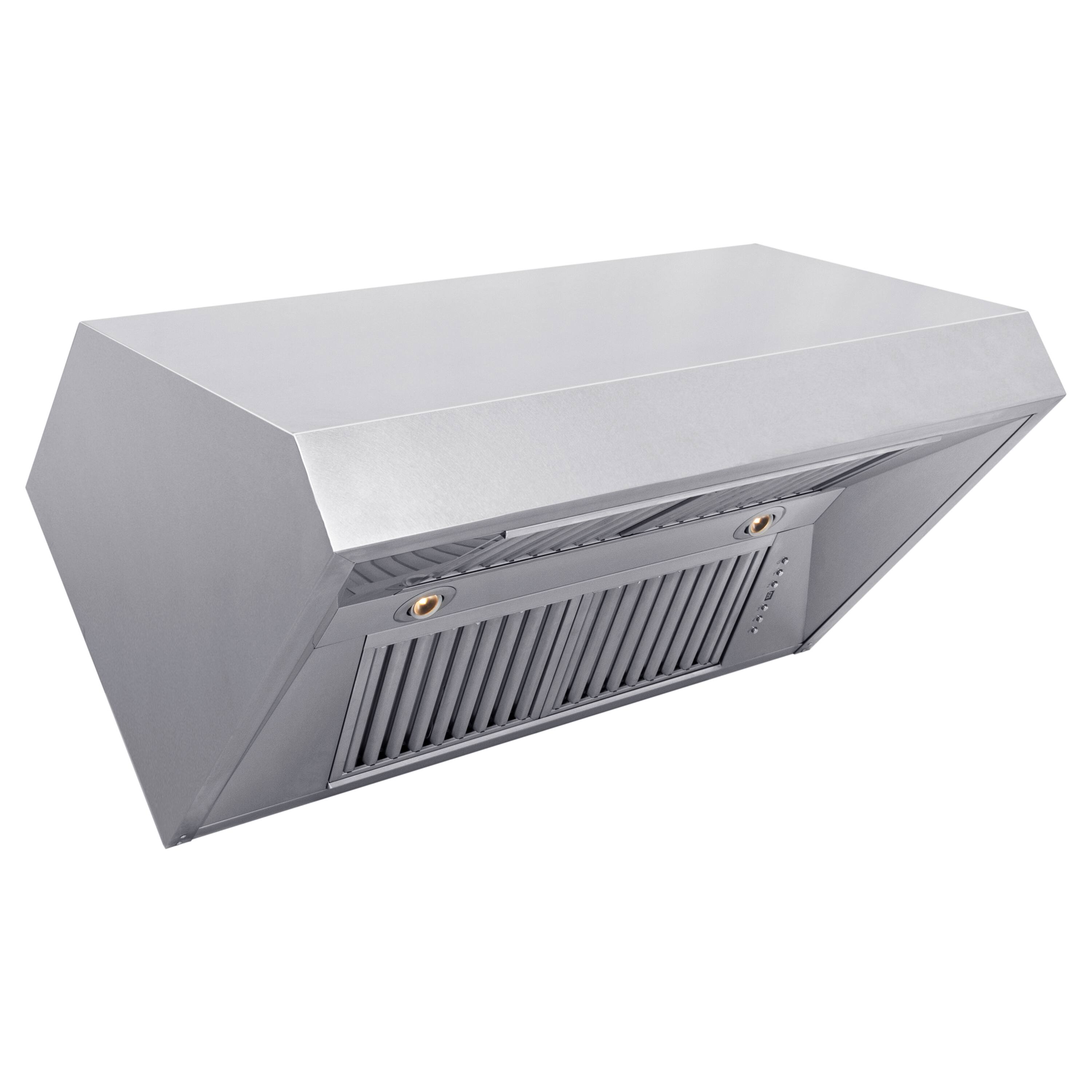 Back. ZLINE - ZLINE 30 in. Satin Stainless Steel Convertible Vent Under Cabinet Range Hood (8685S-30) - Satin Stainless Steel.