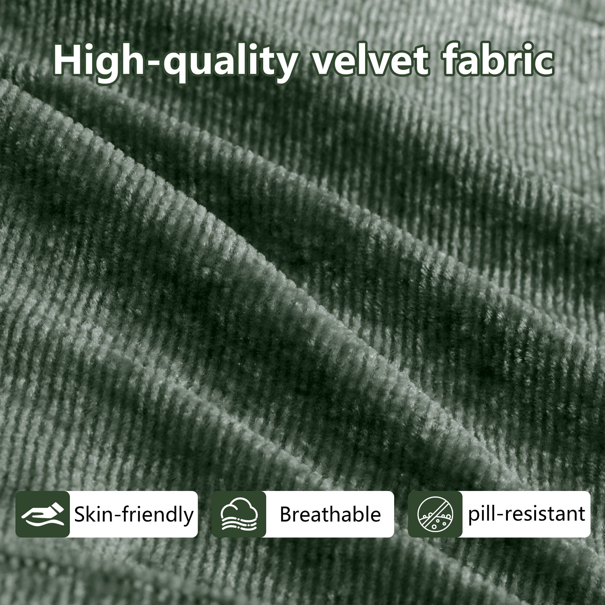 High-quality velvet fabric

Skin-friendly
Breathable
Pill-resistant