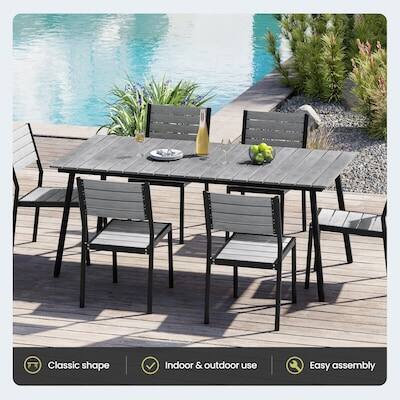 Classic shape  
Indoor & outdoor use  
Easy assembly