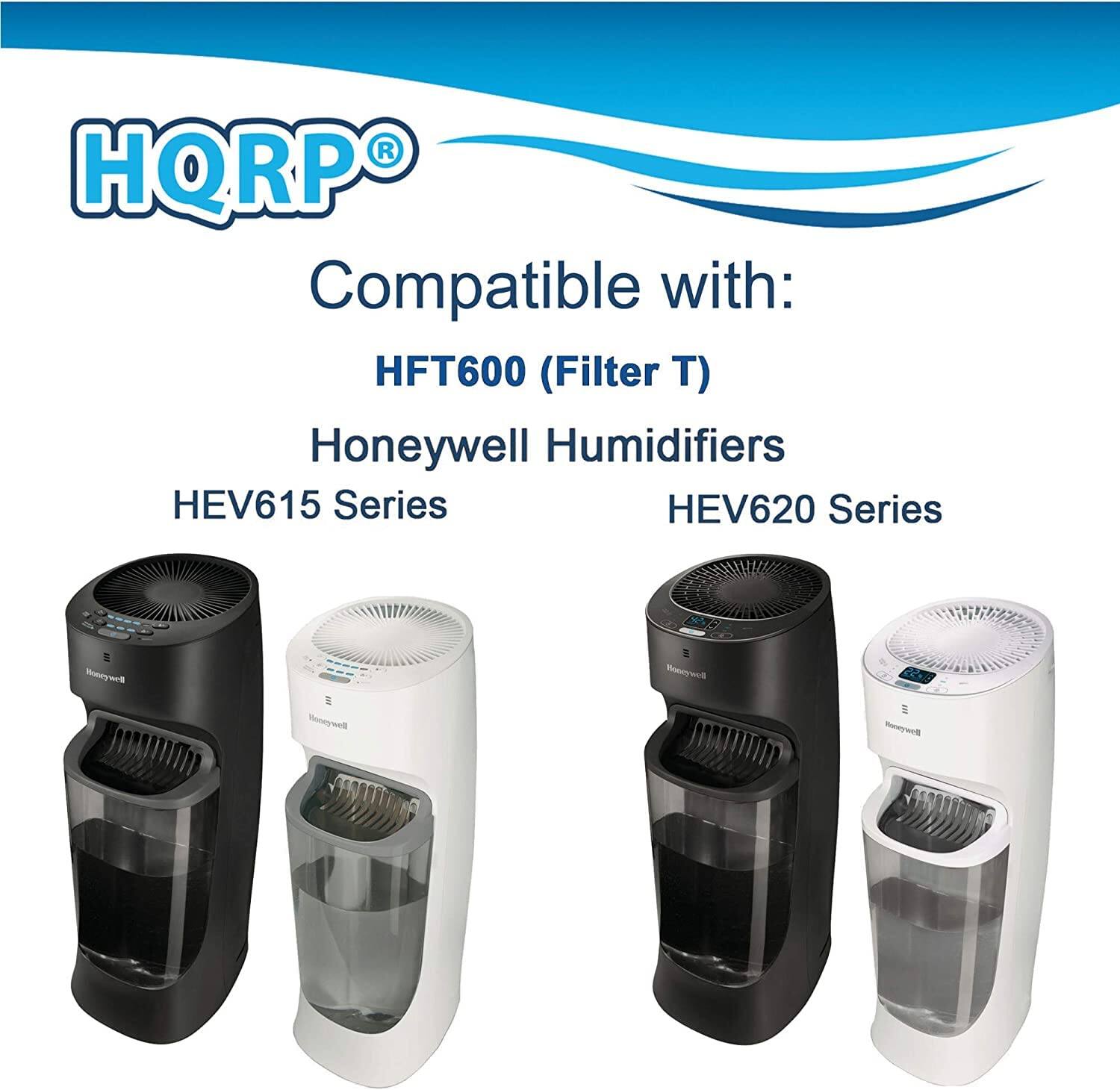 HQRP Compatible with: HFT600 (Filter T) Honeywell Humidifiers HEV615 Series HEV620 Series