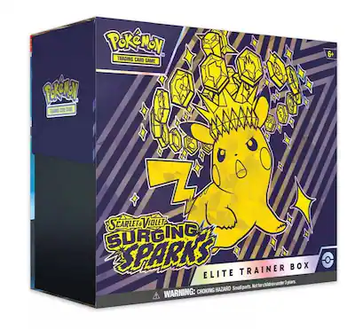 Pokmon Scarlet & Violet Surging Sparks Elite Trainer Box - Best Buy Pokmon Scarlet & Violet Surging Sparks Elite Trainer Box - Best Buy
