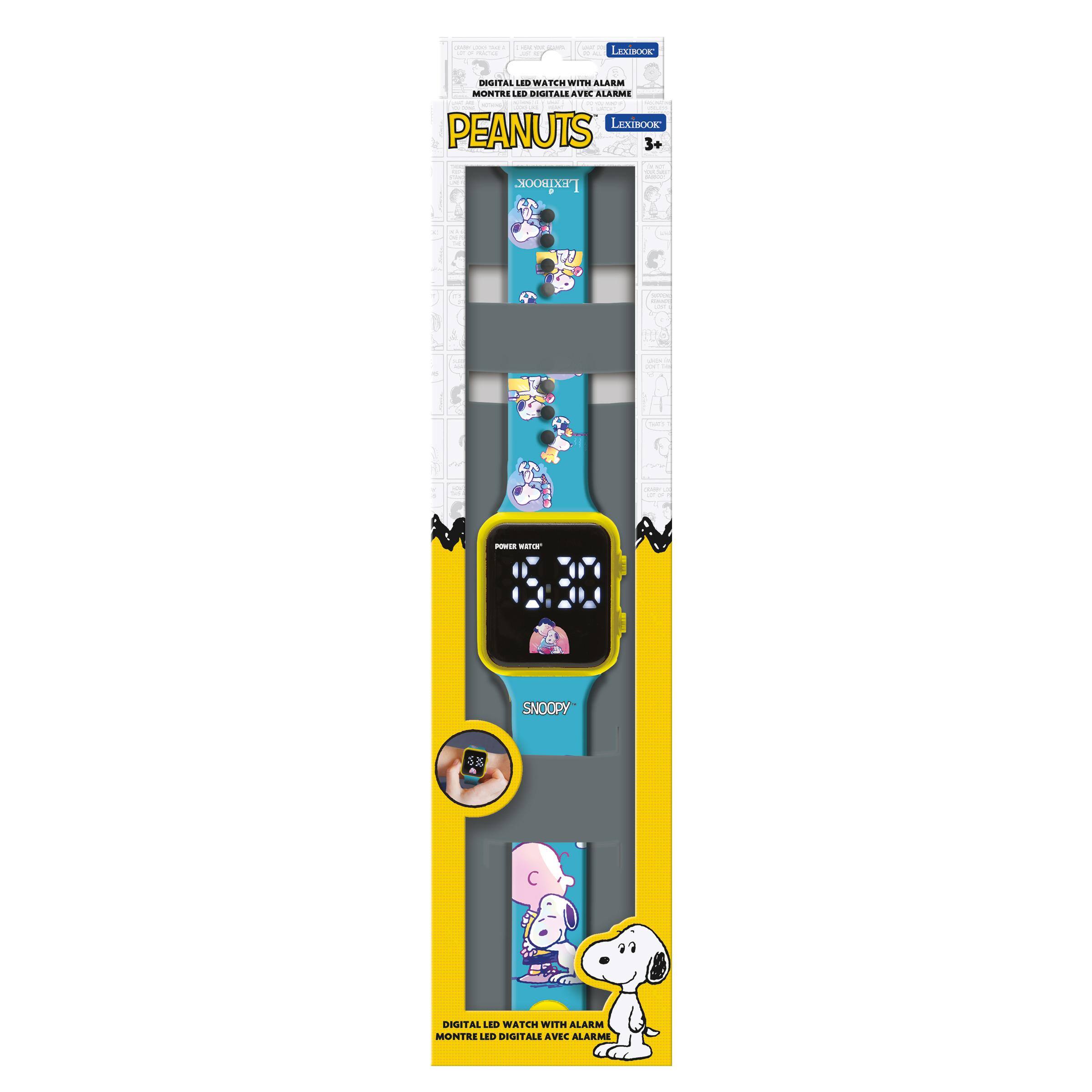 SALT 100 Service LO / 
- W con - 
43 LEXIBOOK
21 DIGITAL LED WATCH WITH ALARM MONTRE LED DIGITALE AVEC ALARME LEXIBOOK PEANUTS 3+
LEXIBOOK
-
POWER WATCH
SNOOPY
DIGITAL LED WATCH WITH ALARM MONTRE LED DIGITALE AVEC ALARME