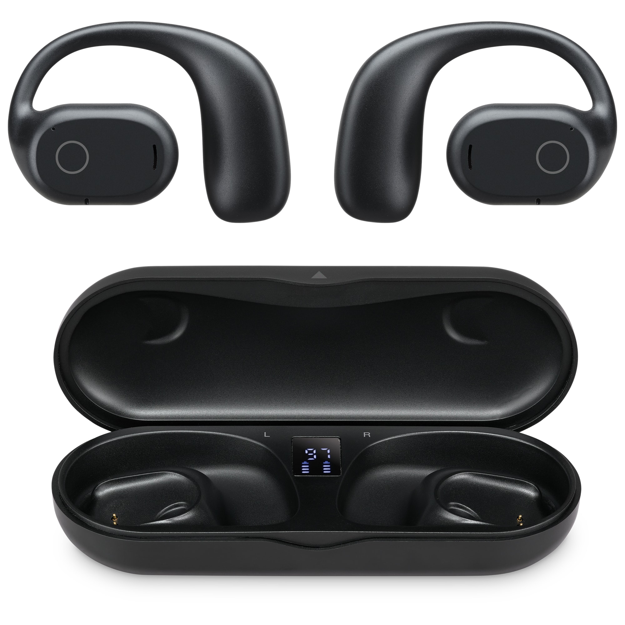 iLive - 16mm Driver Clear Truly Wireless Open Ear Earbuds, Black, IAEBTO34B price history on PriceWatchPro