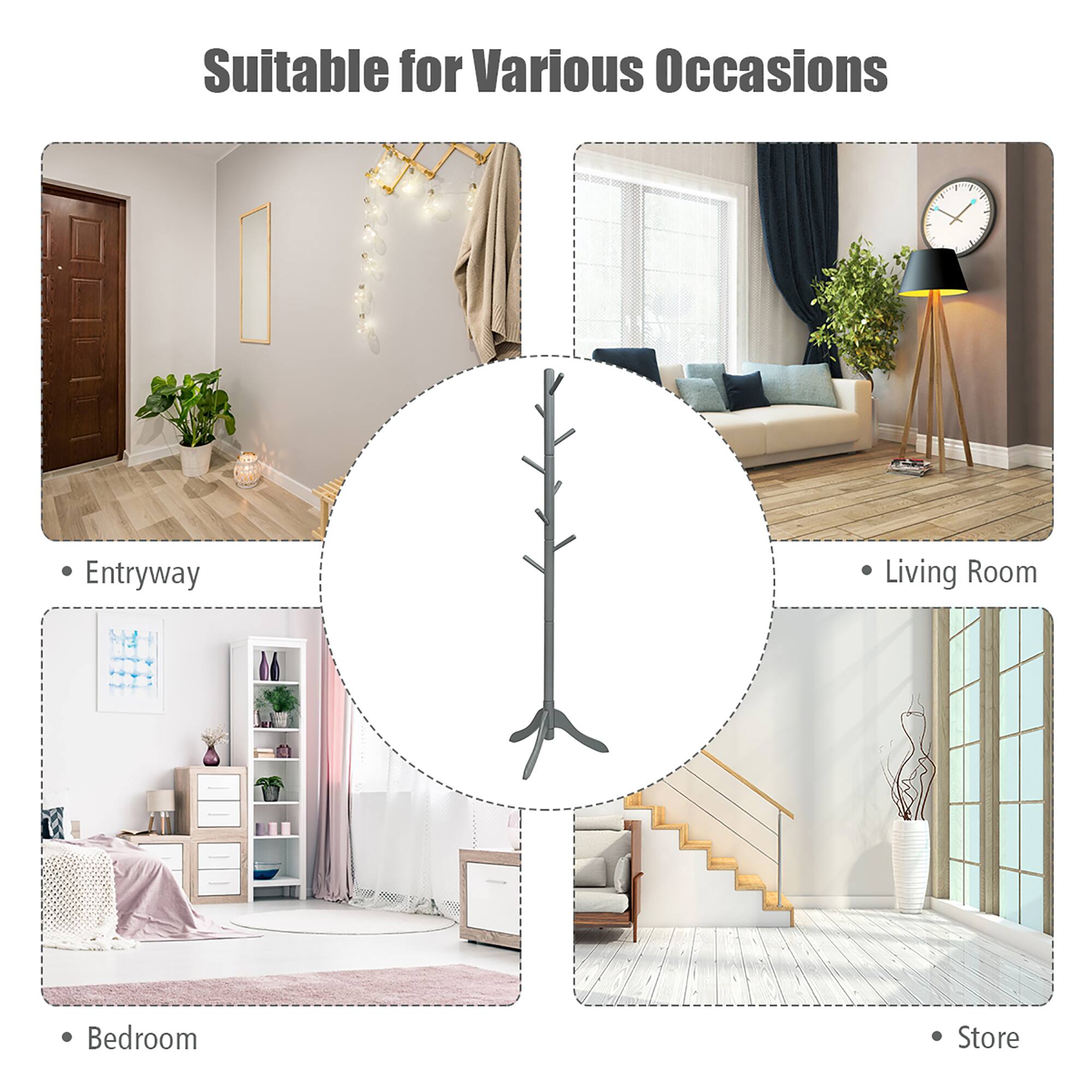 Suitable for Various Occasions

- Entryway
- Living Room
- Bedroom
- Store