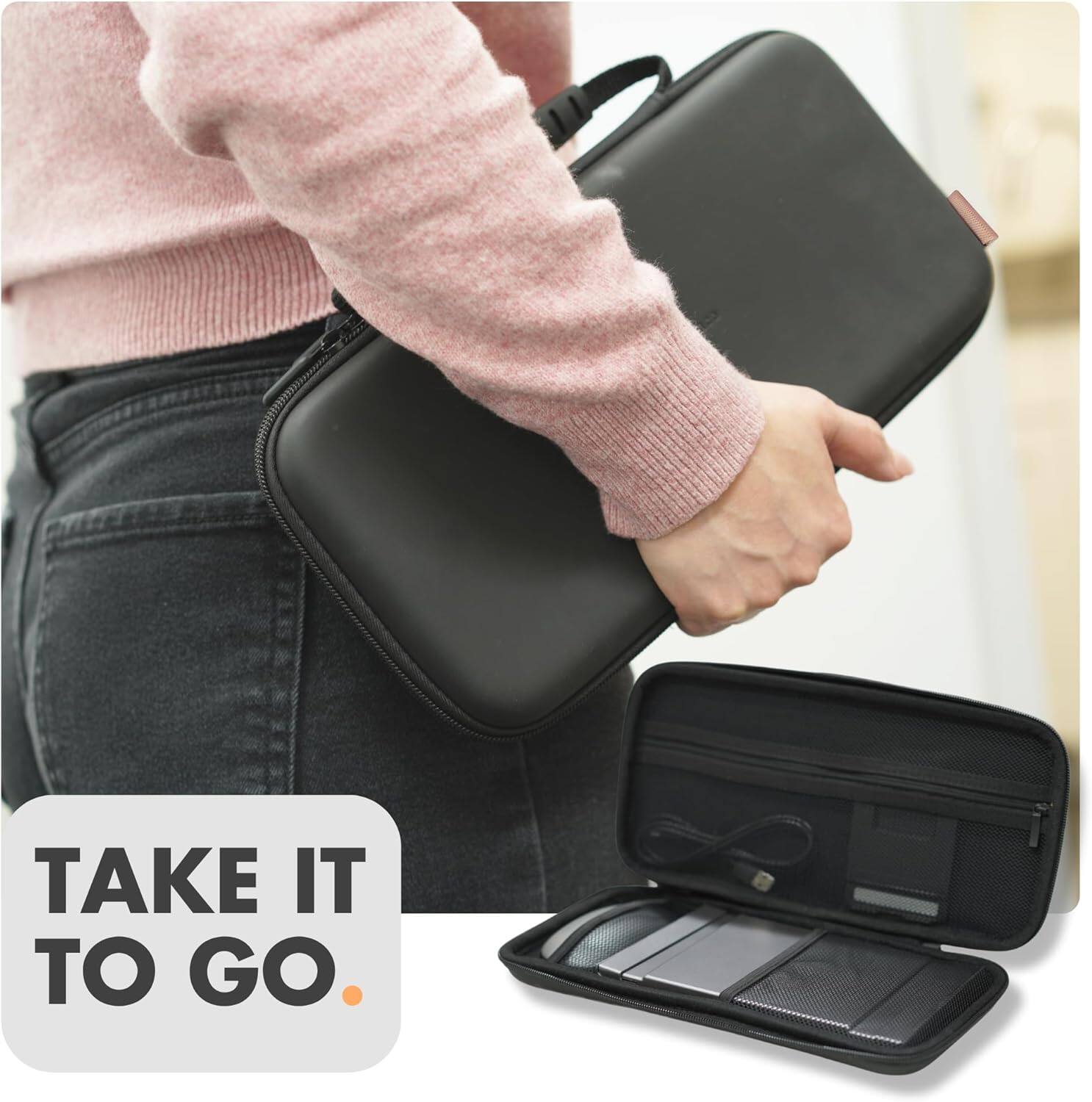 Alt View 3. X9 - X9 Performance Foldable Keyboard and Mouse Wireless - (BT + 2.4Ghz) - Carrying Case, Phone Stand, Full Sized- Space Gray - Space Gray.