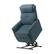 Alt View 11. CorLiving - Ashley Power Lift Fabric Recliner - Blue.