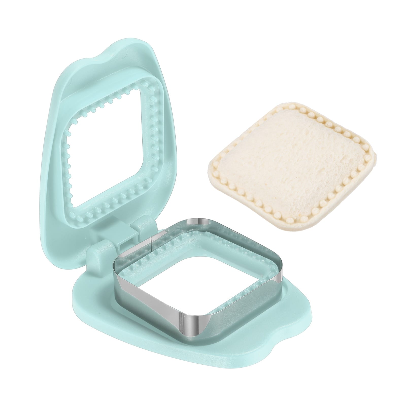 Unique Bargains - Crustless Sandwich Cutter, Square Apple Shape Uncrustable Sealer for DIY Breakfast Lunch Tea - Light Blue price history on PriceWatchPro