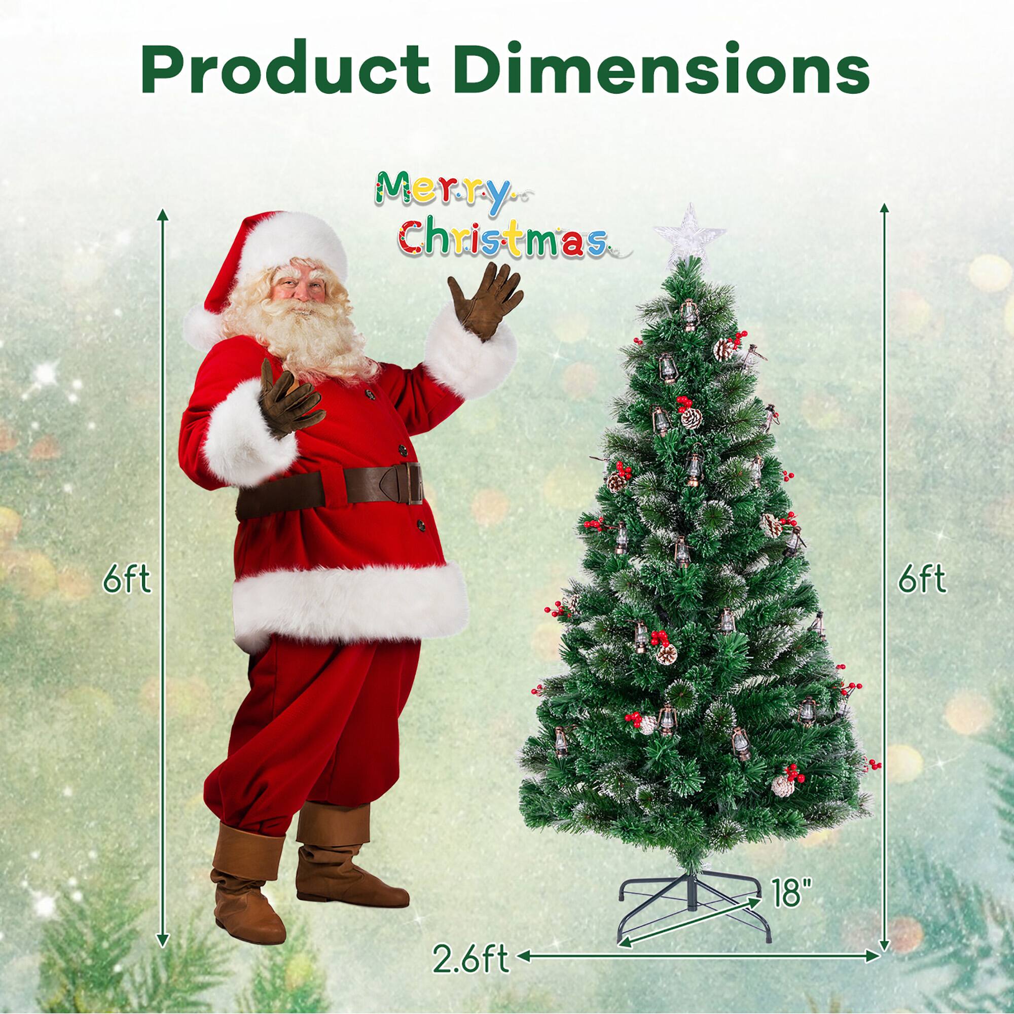 Product Dimensions

Merry Christmas

6ft

6ft

18"

2.6ft