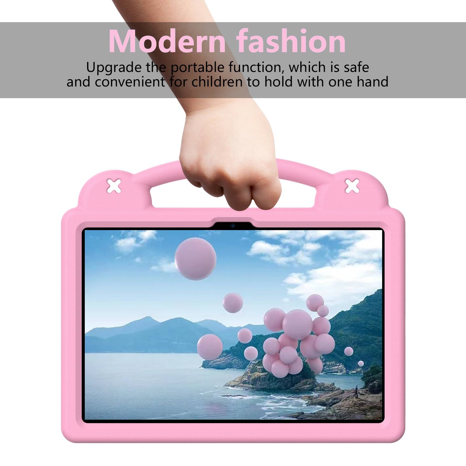 Modern fashion  
Upgrade the portable function, which is safe and convenient for children to hold with one hand