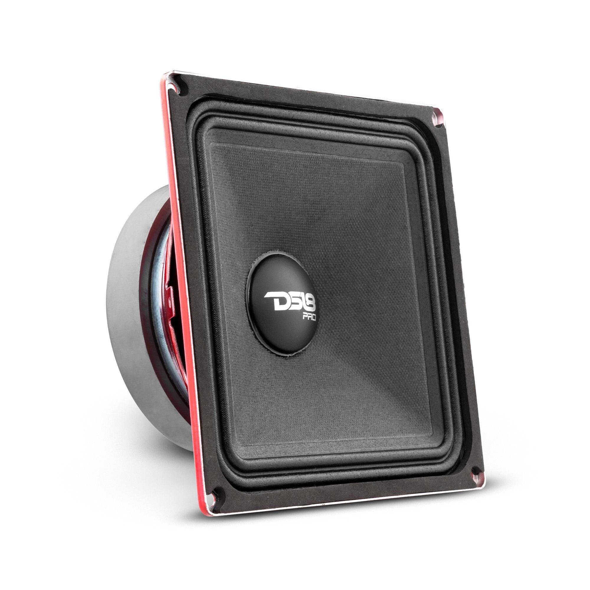 DS18 Audio - PRO-X 6.5" Square Mid-Range Loudspeaker, 250W RMS 4-Ohm