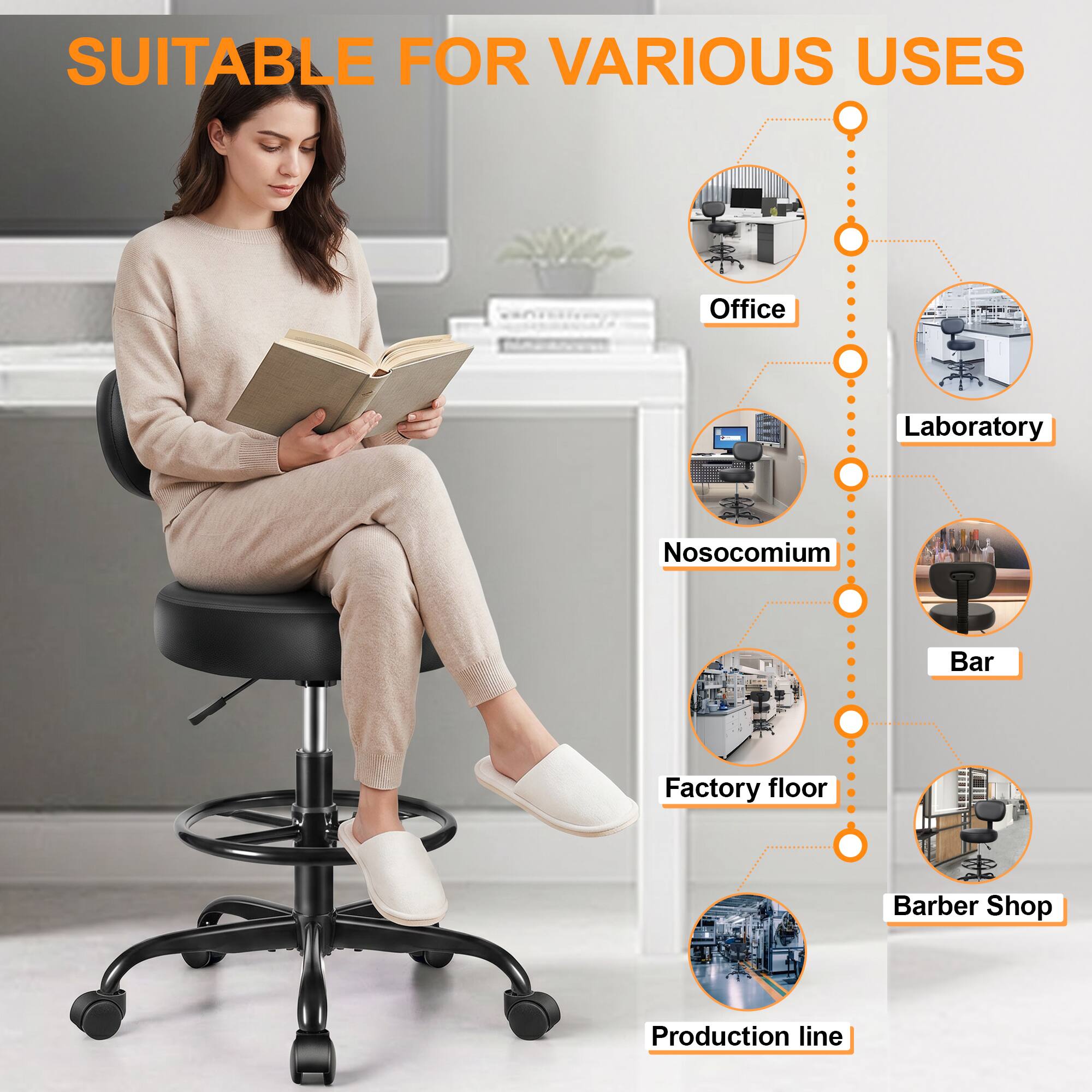 SUITABLE FOR VARIOUS USES

- Office
- Laboratory
- Nosocomium
- Bar
- Factory floor
- Barber Shop
- Production line