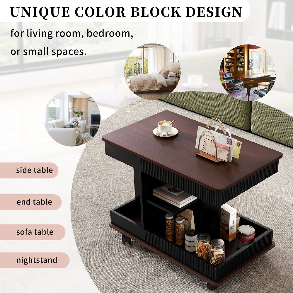 UNIQUE COLOR BLOCK DESIGN for living room, bedroom, or small spaces.

side table
end table
sofa table
nightstand
