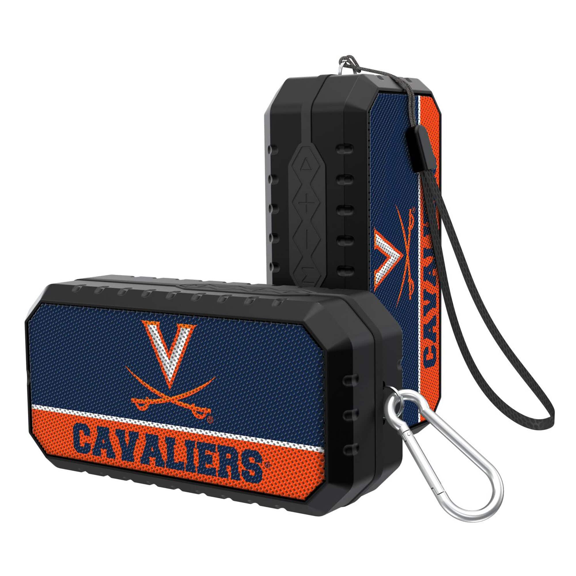 Front. Keyscaper - Virginia Cavaliers End Zone Water Resistant Bluetooth Speaker - Multicolor.