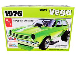Skill 2 Model Kit 1976 Chevrolet Vega Funny Car 1/25 Scale Model by AMT - Green