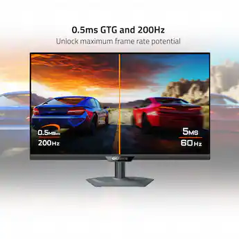 GIGABYTE G27Q2 Gaming Monitor – 27 Inch QHD 2560x1440, 200Hz, 1ms, 350 Cd/m², G-Sync Compatible, FreeSync Premium, HDR10, HDMI 2.0 & DisplayPort 1.4
