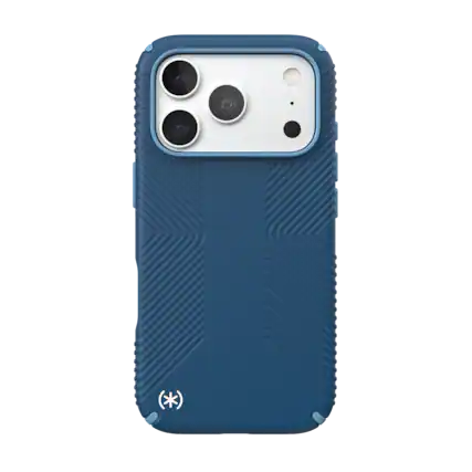 Front. Speck - Presidio2 Grip Case with MagSafe for Apple iPhone 18 Pro / iPhone 17 Pro - Deep Sea.