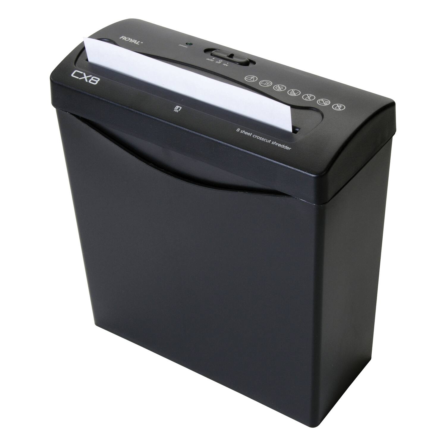 Royal 89341p Cx8 8 sheet Crosscut Shredder With Basket 89341P