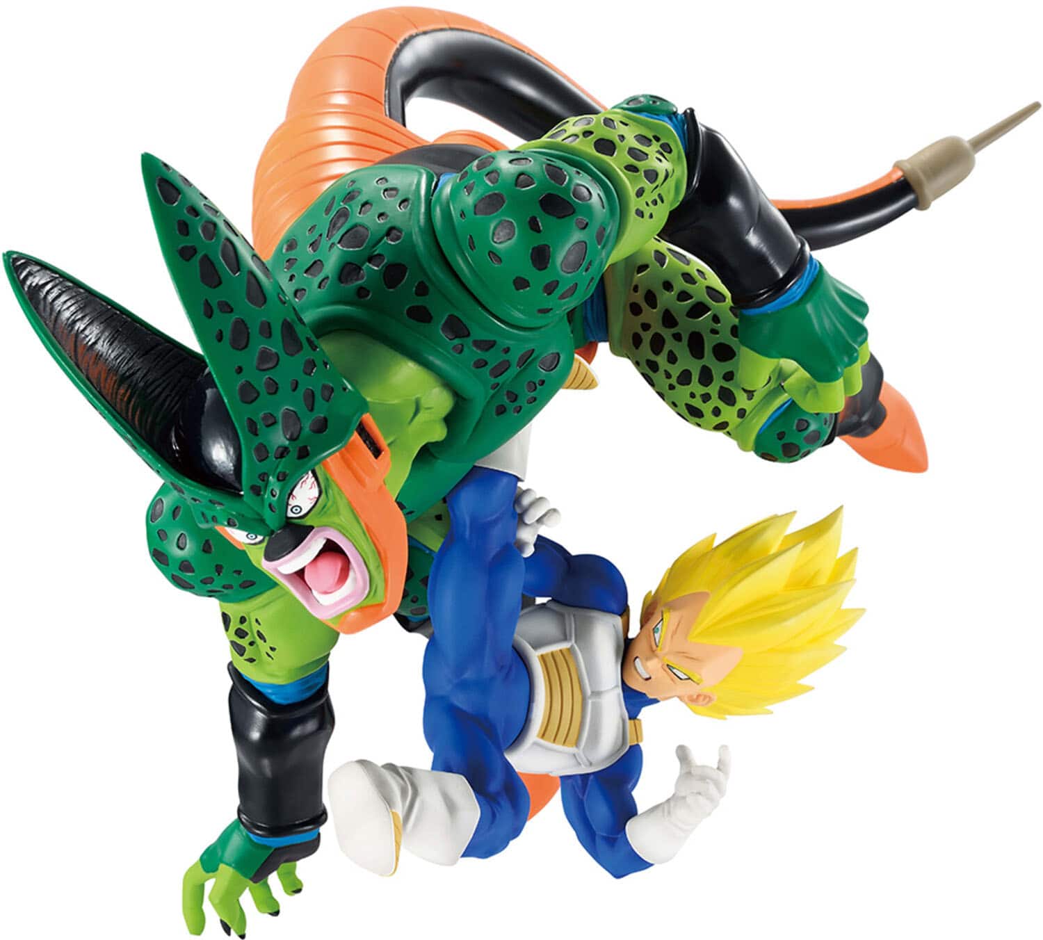 Bandai - Ichibansho - Dragon Ball Z - Revible Moment - Vegeta vs Cell (Dragon History II) Figure - Front_Zoom