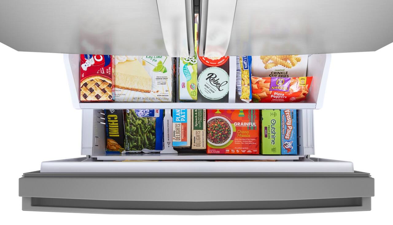PIE  
FRESH  
Key Lime Pie  
NET WT 30 OZ (2 LBS) 1.02kg  

FRESHN  
SARTTS  
COI CST  
AAT  
TrAWN - ENAY  
DEP  
FROEN  
NET WT  
PTA  
N.0O0  
ET B3  

CORN  
SIMPLE  
Rebel  
MINT  
CHIP  
8 &B  
PLAN  
PAT  
COUNT  
Spinach  
GRAINFUL  
DELIGHTS  
Chana Masala  

CRINKLE  
FRIES  
Annie's  
Pizza Poppers  
UNCURED  

Peanut  
Frosty  
Outshine  
Fruit Bars  
BABS Paws  

- 15