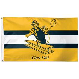 WinCraft - Pittsburgh Steelers 3' x 5' Historic Logo One-Sided Flag - Multicolor