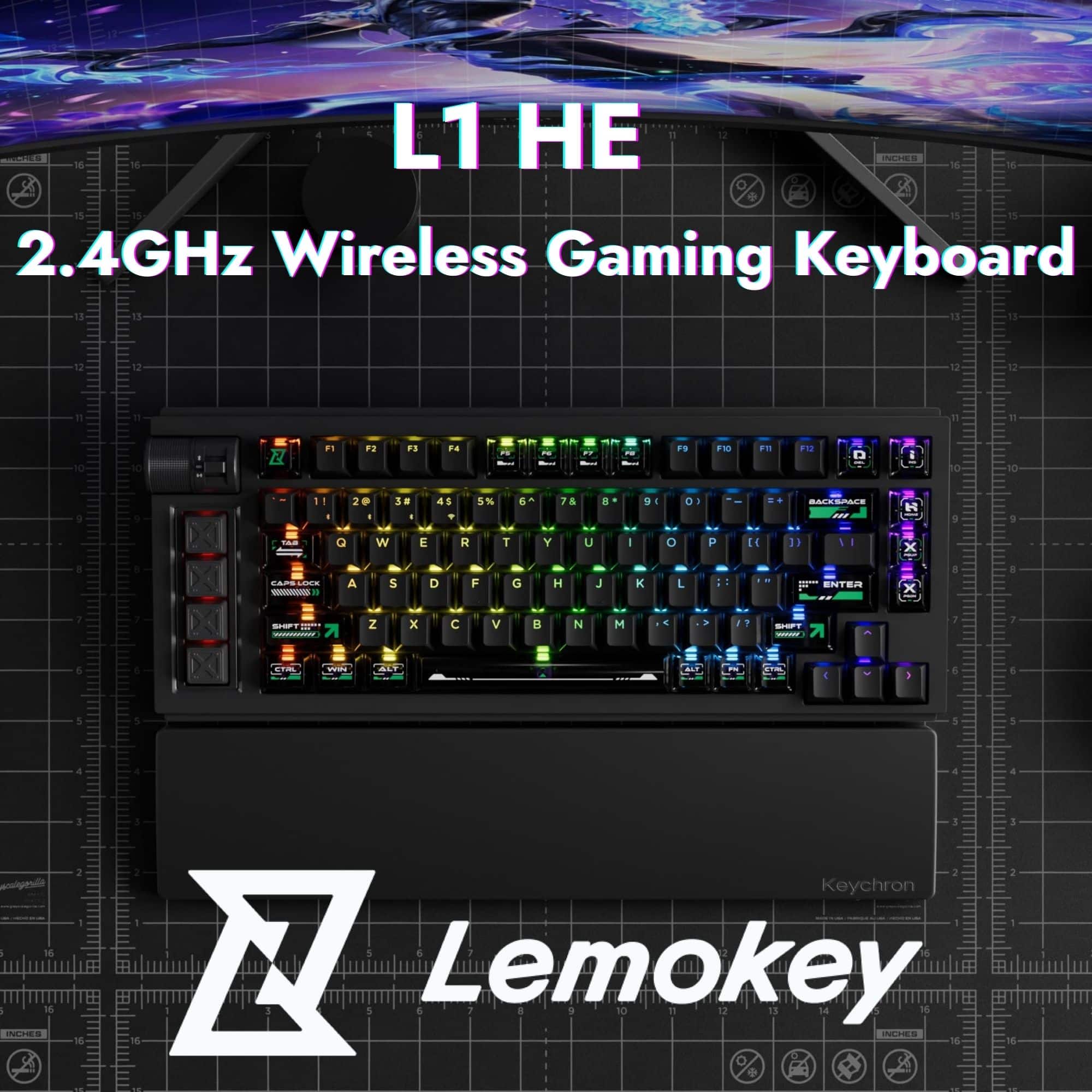 Keychron Lemokey L1 HE Wireless Magnetic Switch Custom Gaming
