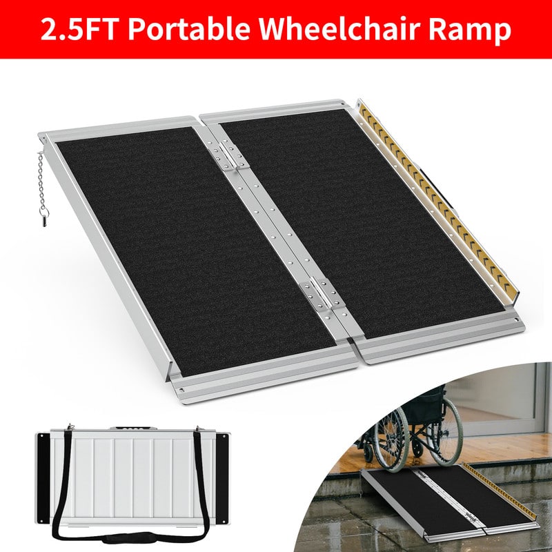 2.5FT Portable Wheelchair Ramp