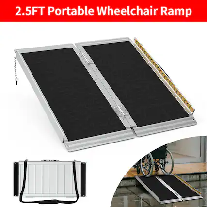 2.5FT Portable Wheelchair Ramp