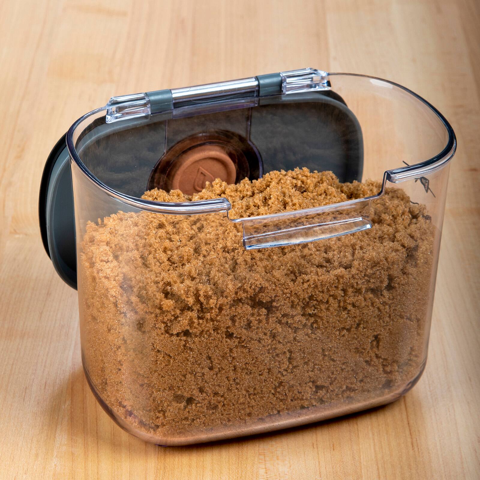 Alt View 3. Progressive International - ProKeeper+ Airtight Brown Sugar Storage Container, Clear Plastic - Clear.