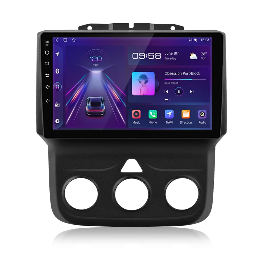 SC aST al 16:23 120 mph June 8th 09:58 Tuesday 28 Sun Obsession Part-Black 00:58 02-56 14 I N d- Music Phone NAVI Direction Radio