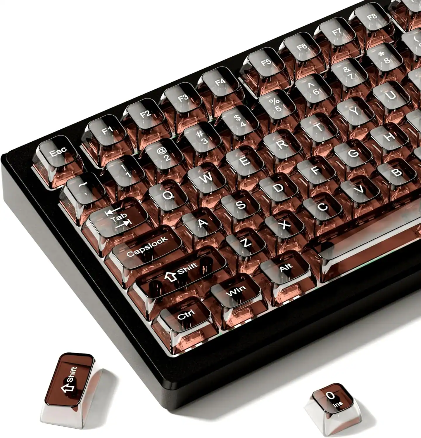 Esc F1 # 2 @ R 3 H $ 4 T % 5 Y & 7 U * 8 I 6 O 9 0 ( ) F2 $ 4 T F3 % 5 Y F4 & 7 U F5 * 8 I F6 ( 9 0 F7 ) 0 F8 Tab Q W E R T Y U I O P Capslock A S D F G H J K L Shift Z X C V B N M Shift Alt Win Ctrl