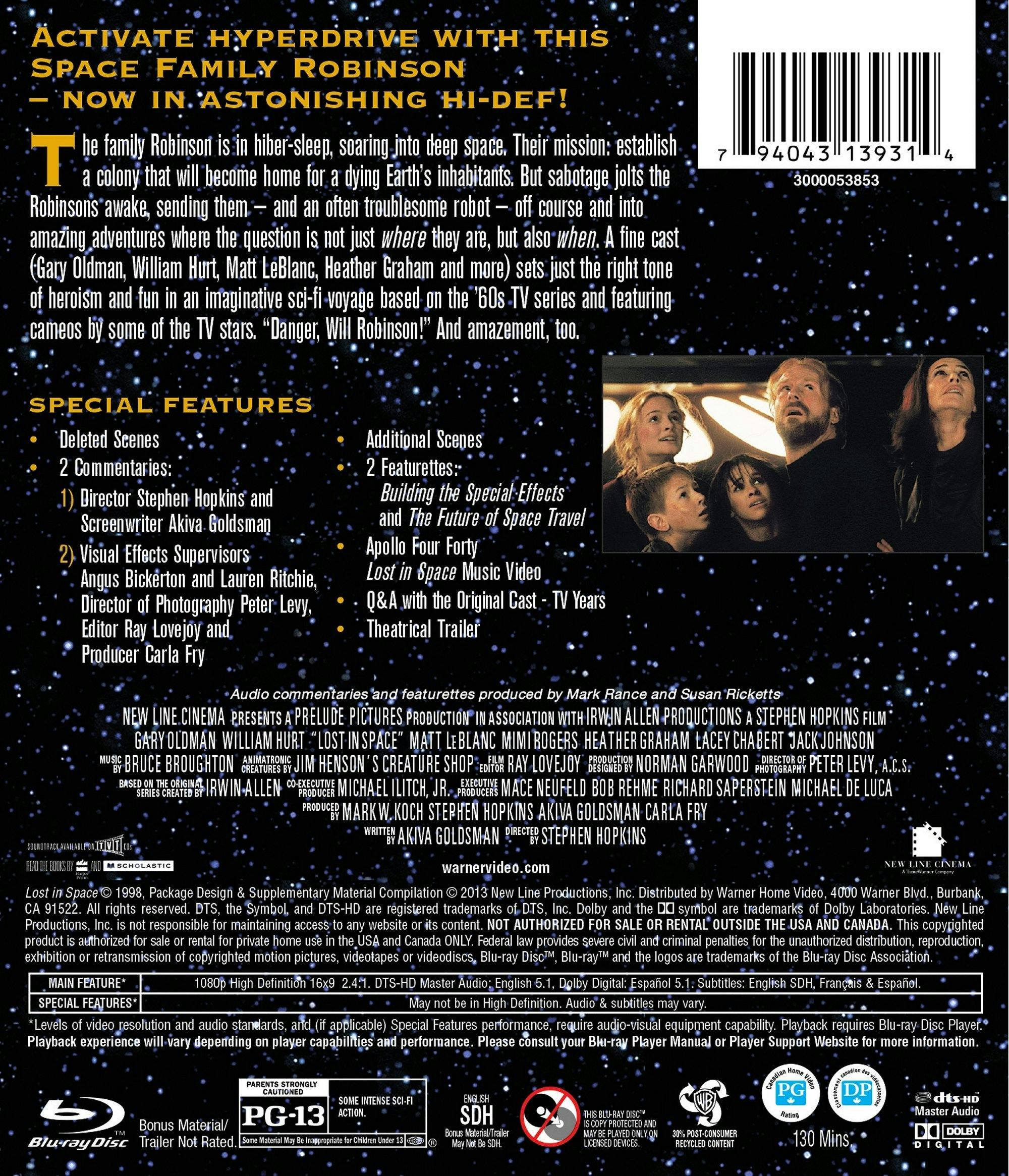 Back. Lost in Space [Blu-ray].
