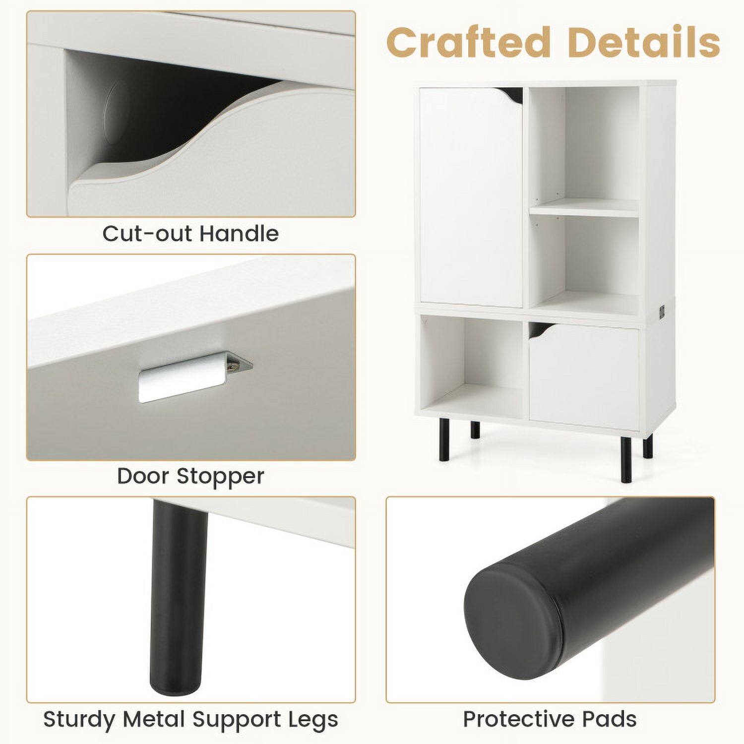 Crafted Details

- Cut-out Handle
- Door Stopper
- Sturdy Metal Support Legs
- Protective Pads