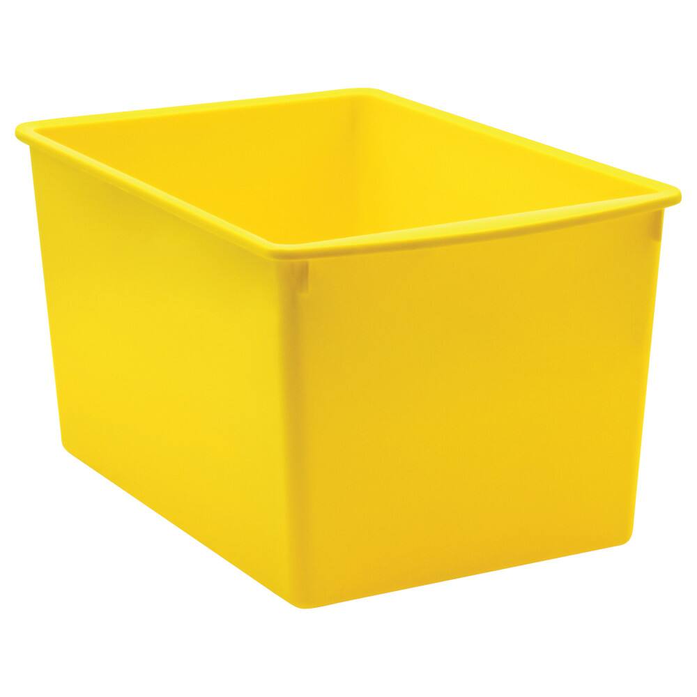 Teacher Created Resources - Yellow Plastic Multi-Purpose Bin
