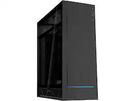 SilverStone - ALTA F1 SST-ALF1B-G Black Aluminuml / Steel / Tempered Glass ATX Mid Tower Computer Case - Black