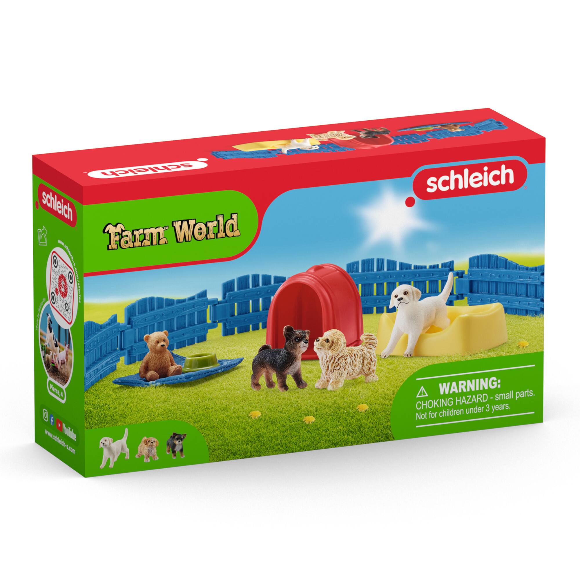 RC2 Schleich Farm World a C. Schleich 0.9: O PareA C. www.soled-c.om - bide Lom WARNING: parts. HAZARD small CHOKING under 3 years. Not for children.