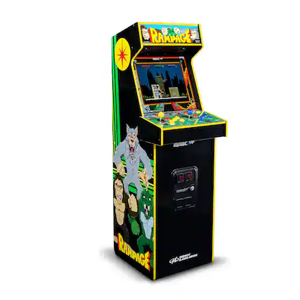 Rampage LTdd LAAL O. WR SUE SCM 0LLL SITs - UP ARCADE T F - RAMPAGE CLASSIC MIDWAY ARCADE