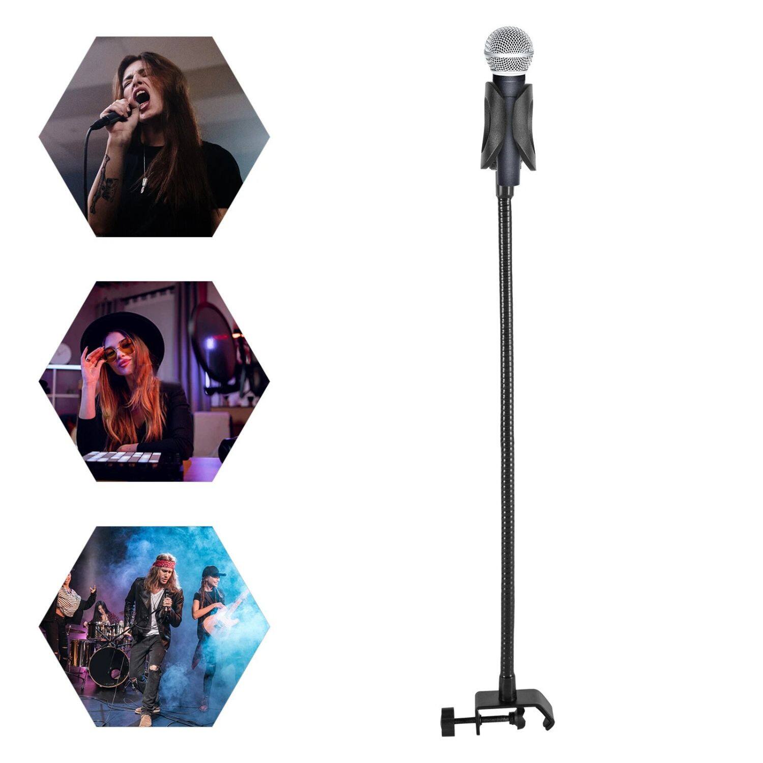 Angle. Stock Preferred - Adjustable Gooseneck Microphone.