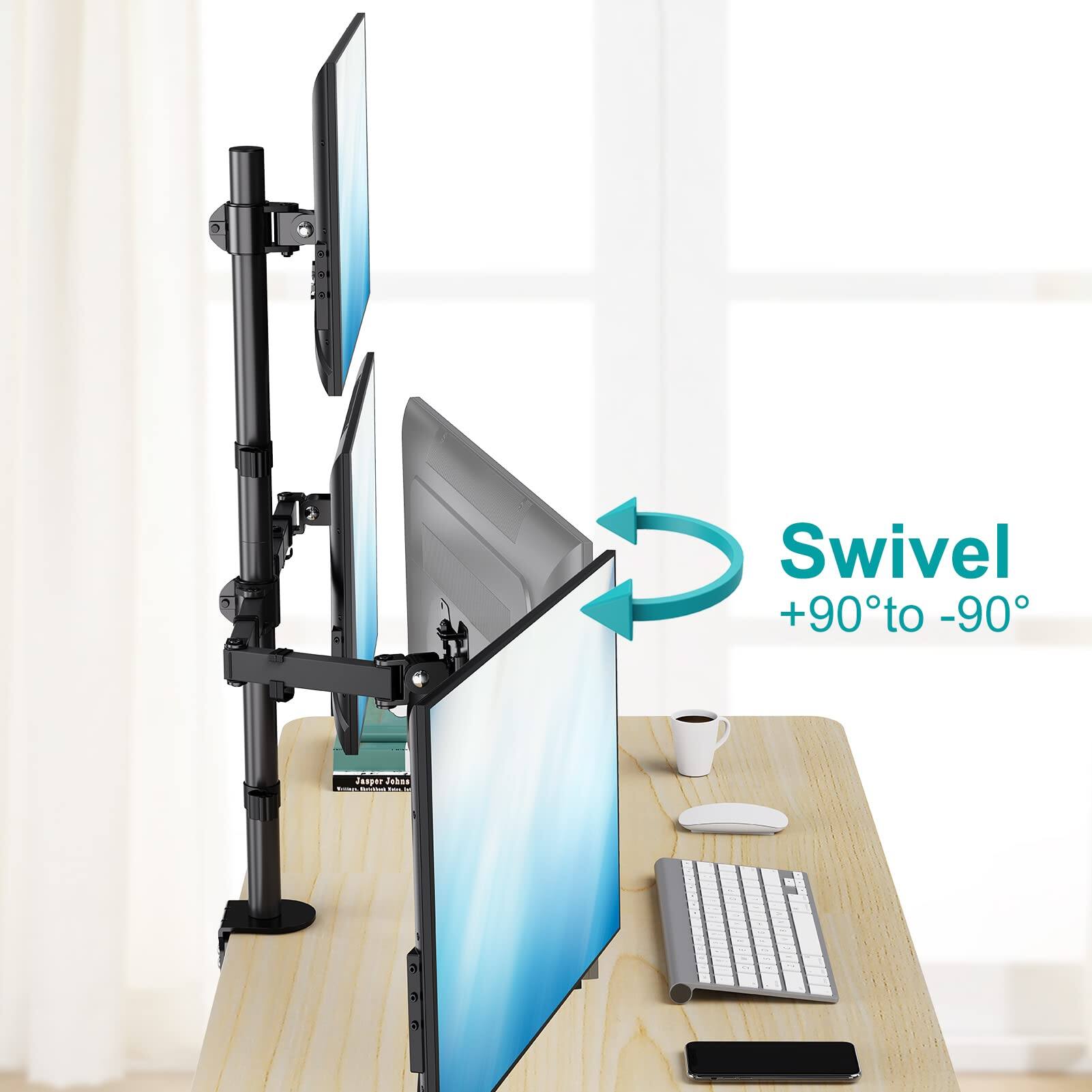 Swivel +90° to -90°