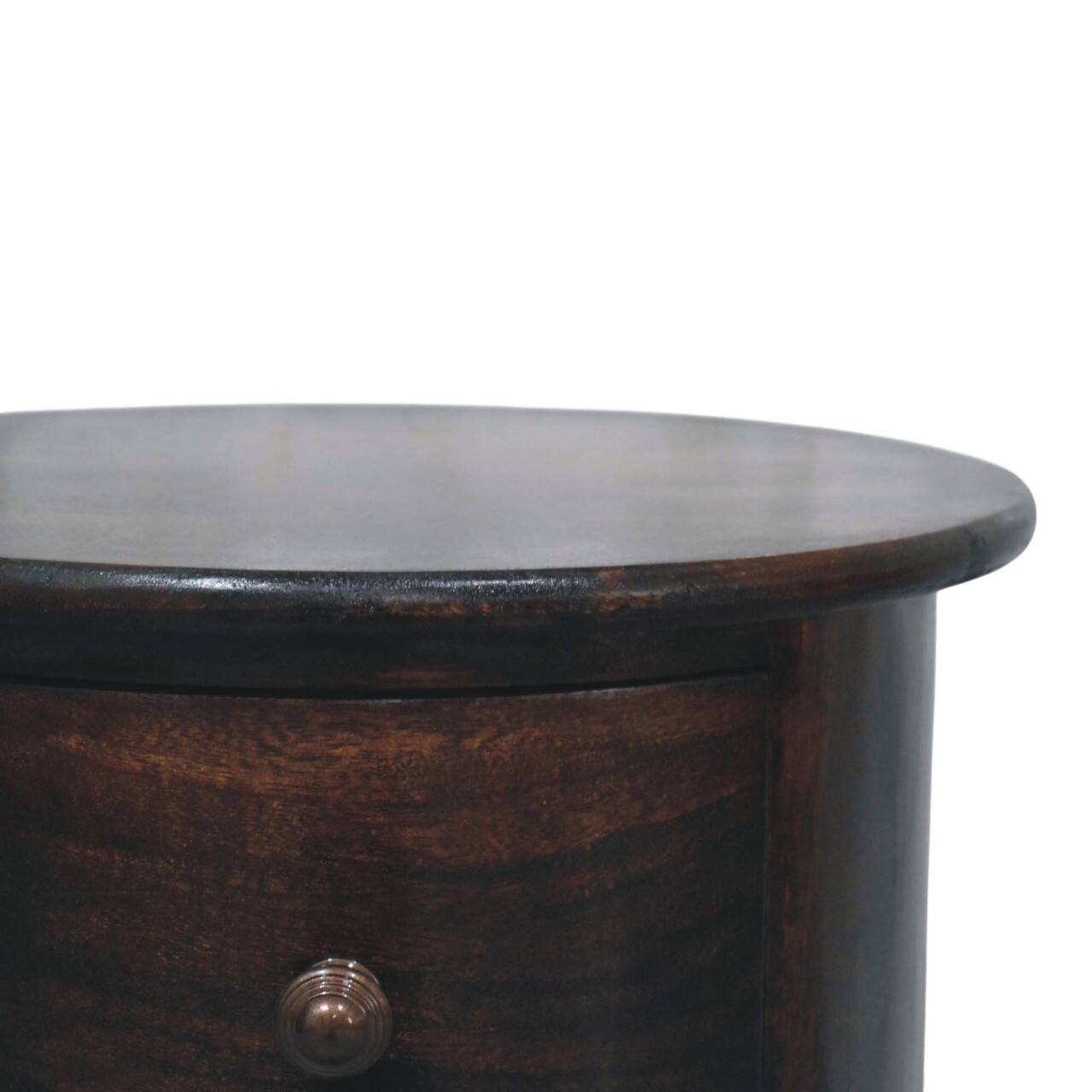 Alt View 1. Artisan Furniture - Artisan Furniture Solid Wood California Walnut Drum 3 Drawer Chest , Brown - Brown.