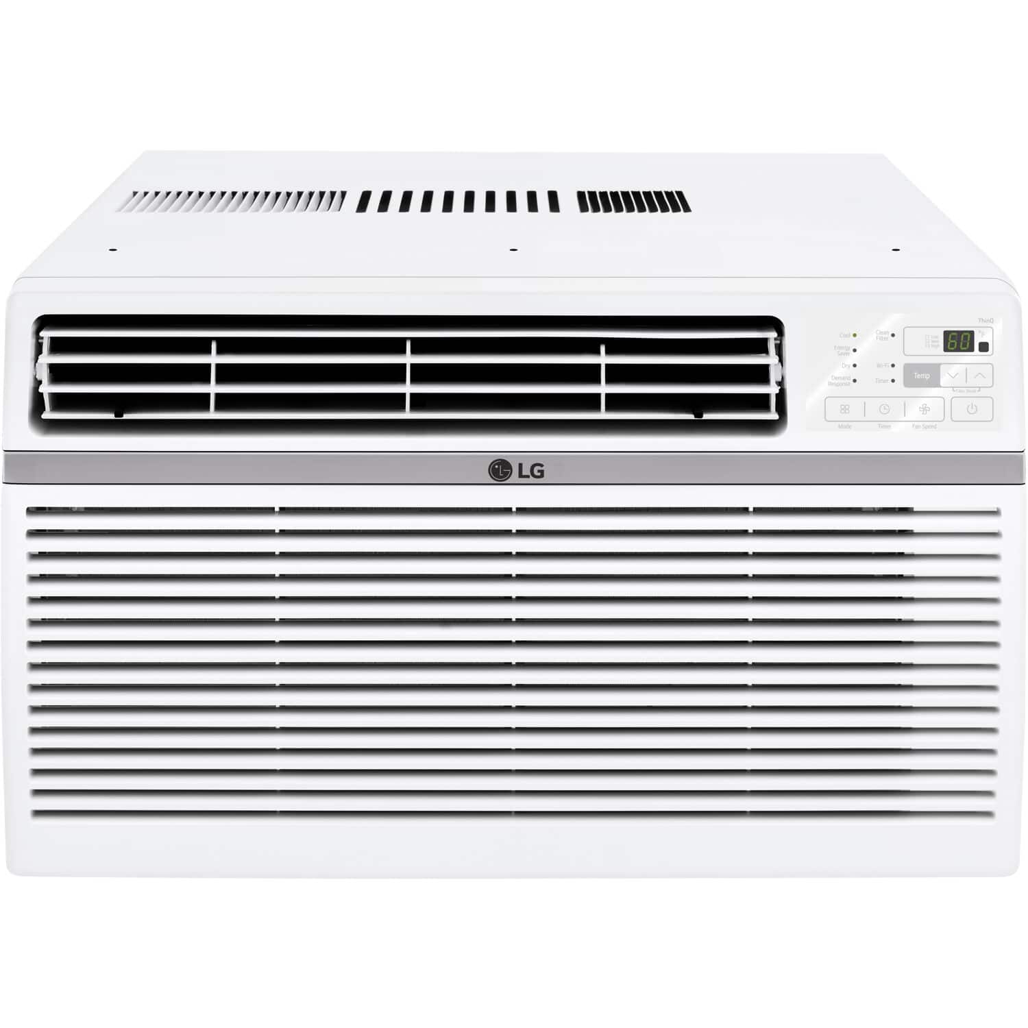 Front. LG - 10,000 BTU Window Air Conditioner - White.