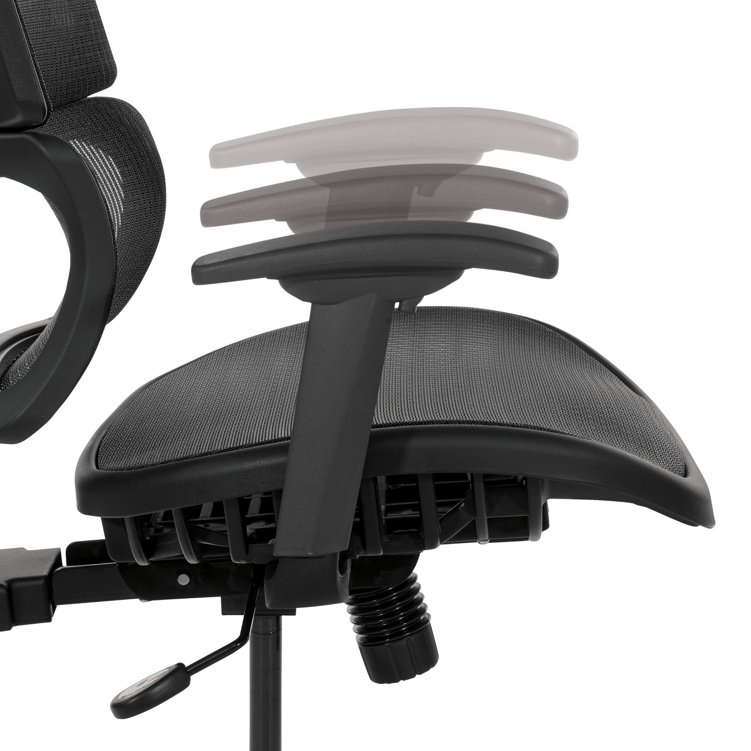 Alt View 5. Office Star Products - Vertical Matrix Seat & Back Manager's Chair - Black.