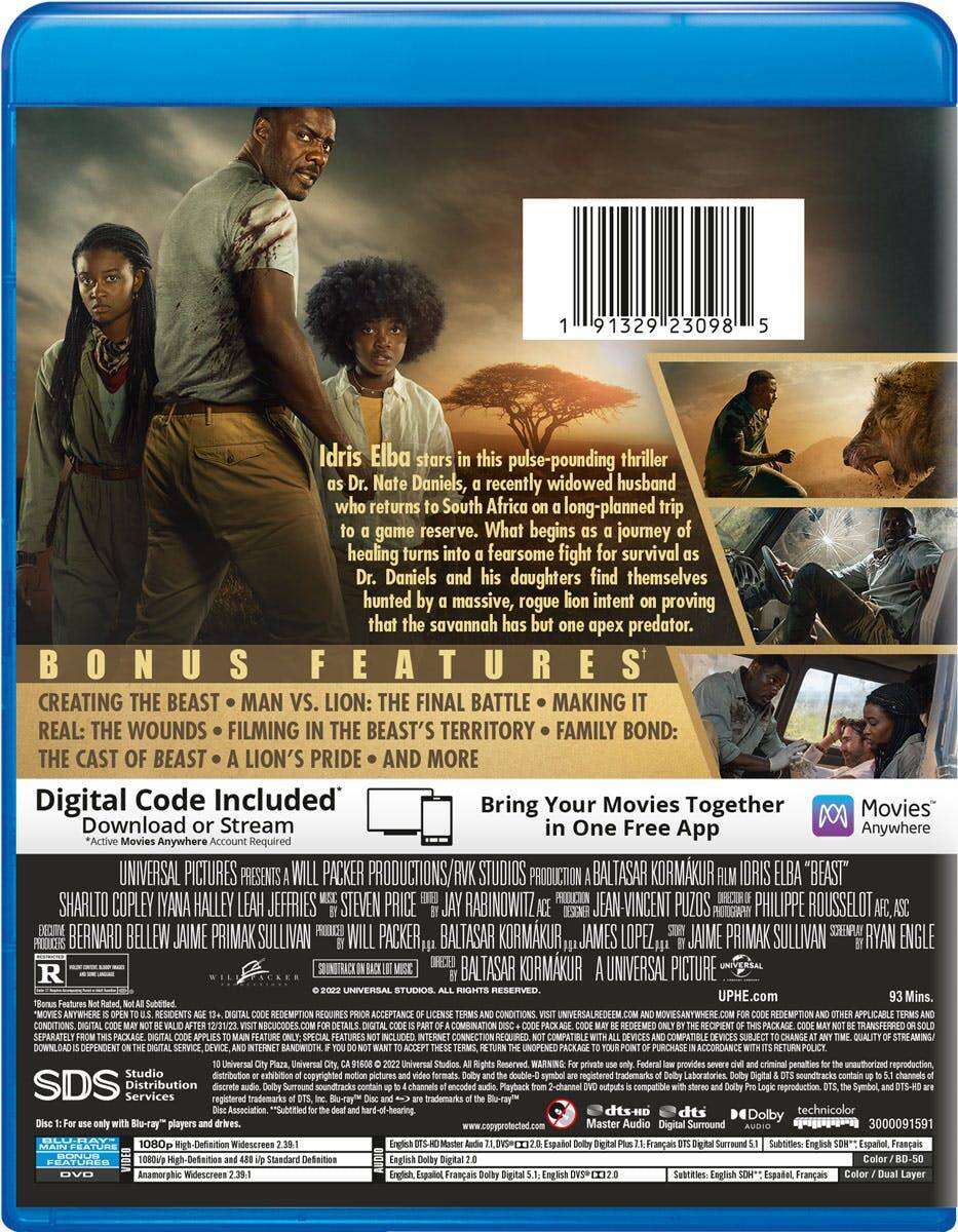 Back. Beast (with DVD) [Blu-ray].